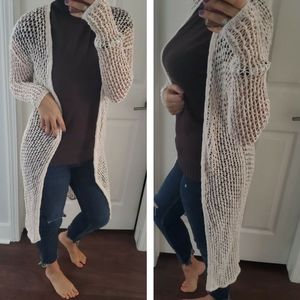 AMERICAN EAGLE CROCHET CARDIGAN